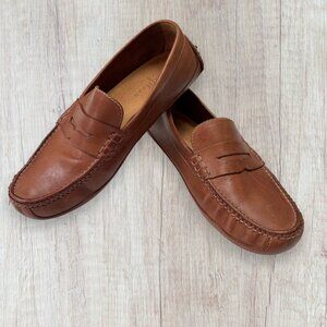 Cole Haan Brown Leather Penny Loafers Driving Moccasins Men’s 8.5